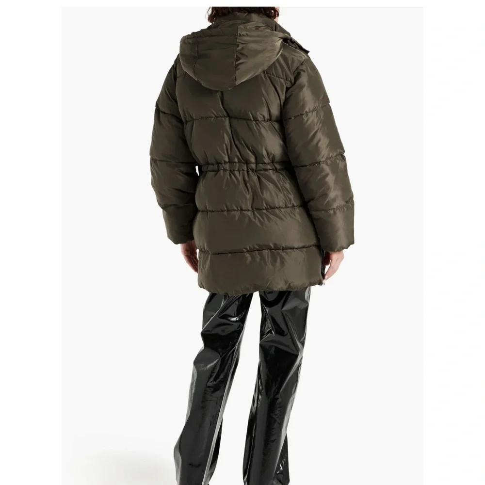 NWT Ganni Puffer Green Small/Medium - Picture 3 of 9